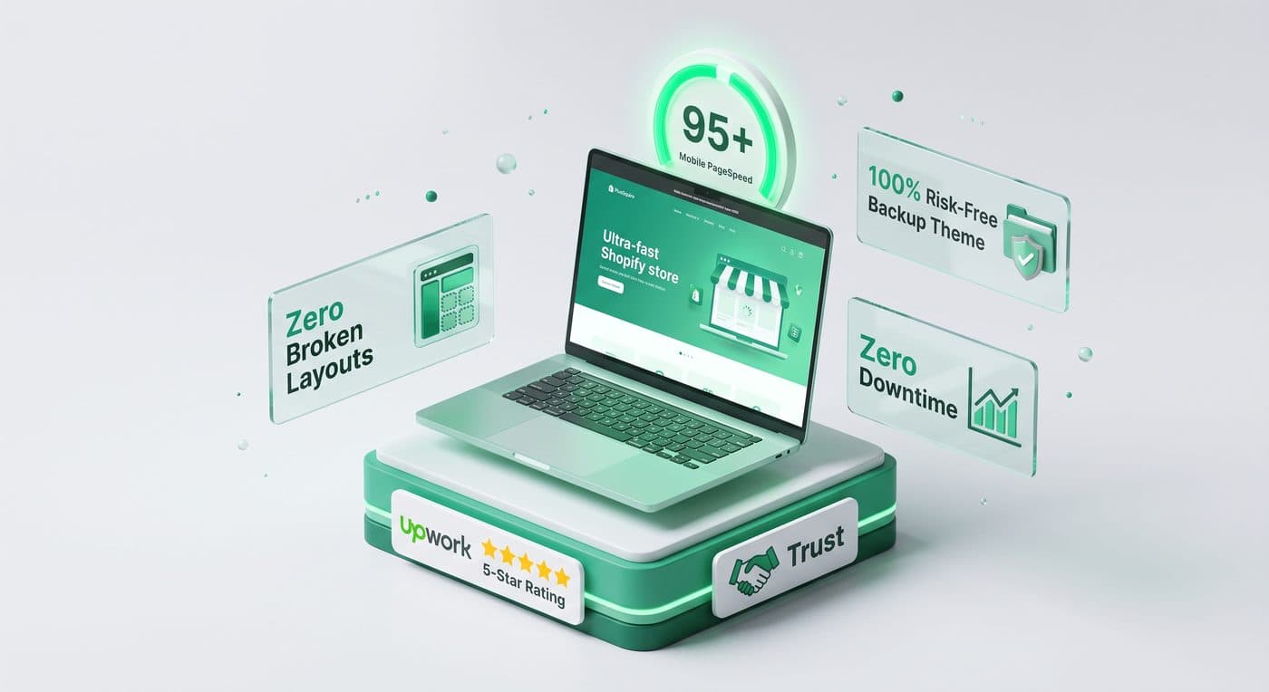 Shopify speed optimization Core Web Vitals before and after performance results